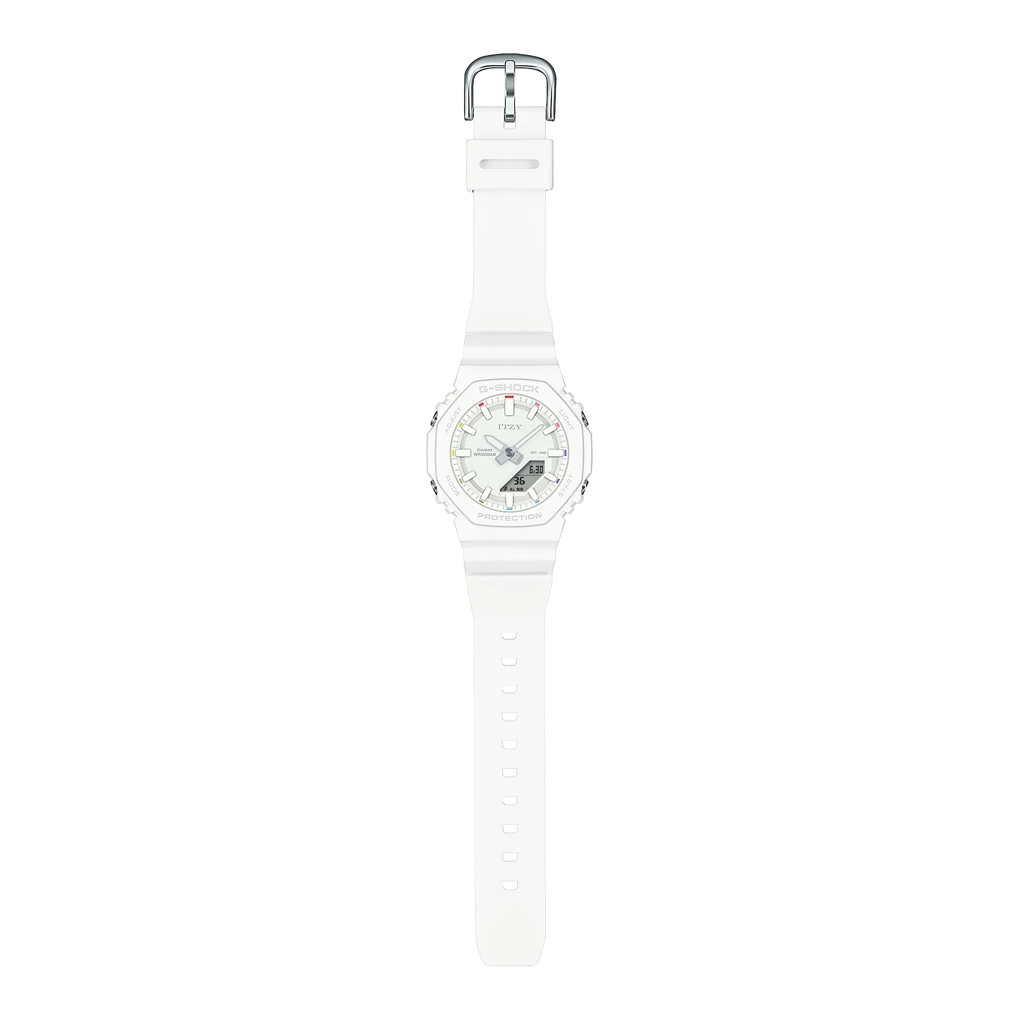 G-Shock Analog Digital Itzy Collaboration White Resin Band GMAP2100IT-7A