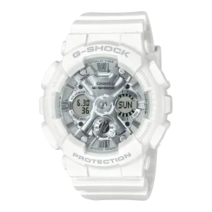 G-Shock Analog Digital White Resin Band Watch GMA-S120VA-7A 