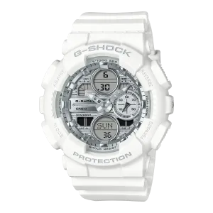 G-Shock Analog Digital White Resin Band Watch GMAS140VA-7A 