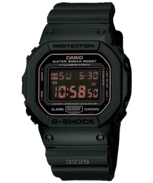 G-Shock Digital Black Dial Black Resin Band Watch DW5600MS-1D 