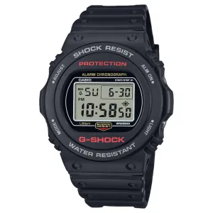 G-Shock Digital Grey Dial Black Resin Band Watch DW5750UE-1D 