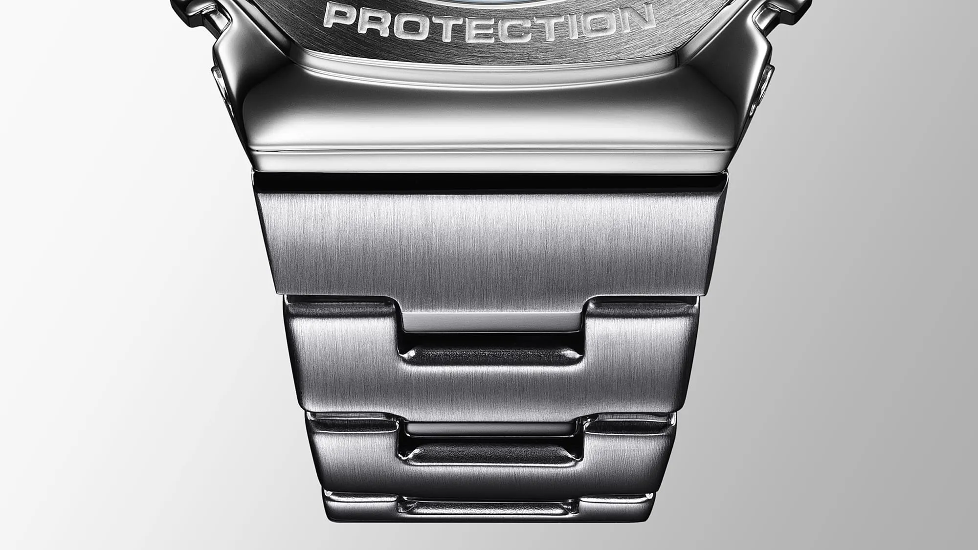 G-Shock G-Steel 2100 Series Orange Dial Stainless Steel Watch GM-2110D-4A