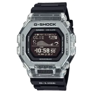 G-Shock GLIDE Gleaming Wave Black Dial Resin Band Watch GBX100S-1D 