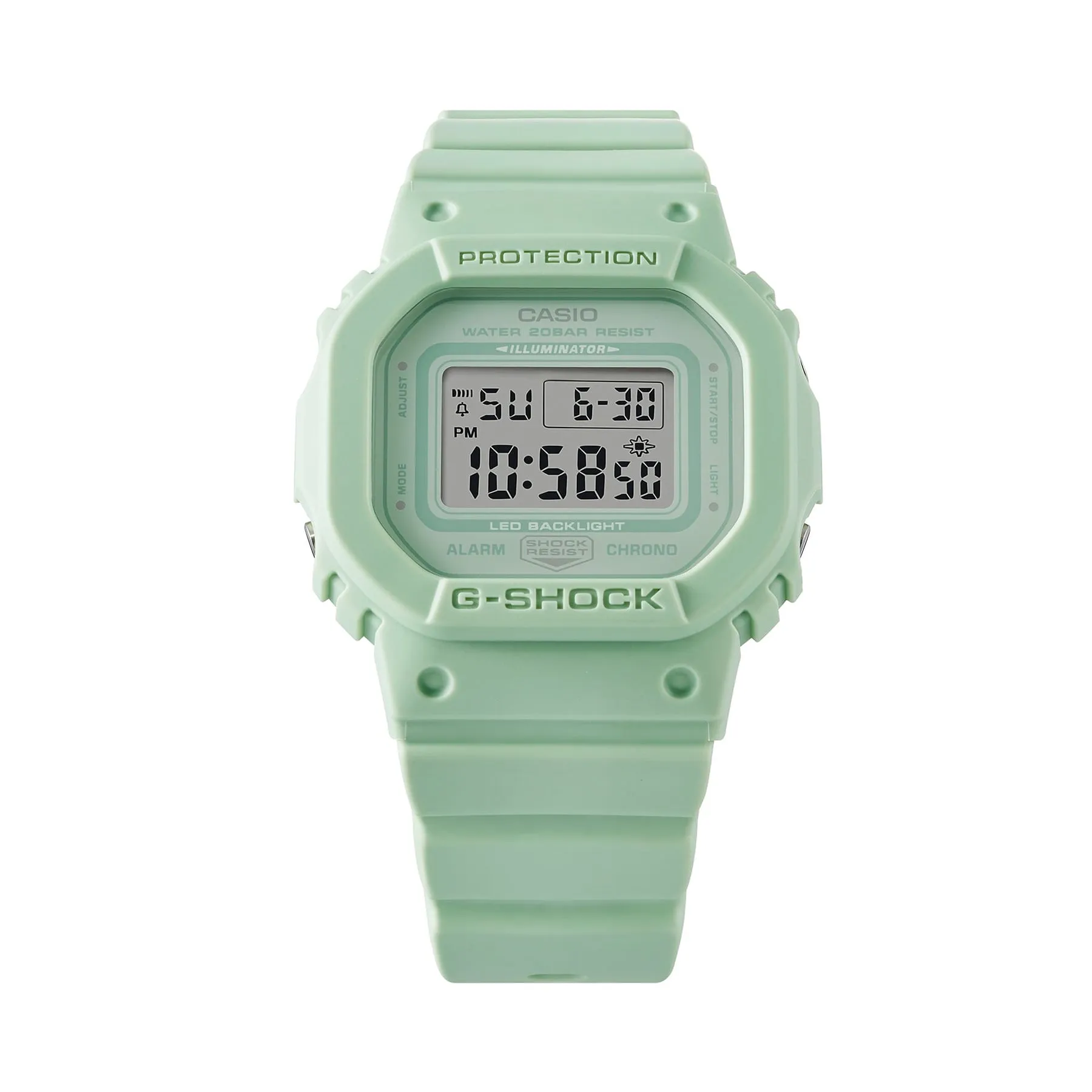 G-Shock Green Resin Band Watch GMDS5600BA-3D