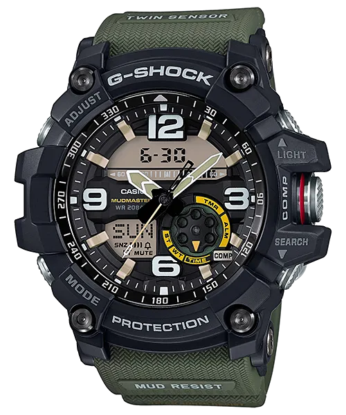 G-Shock Mudmaster Twin Sensor Rugged Watch with Super Illuminator GG1000-1A3 