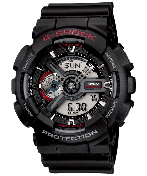 G-Shock World Time Analogue Digital Mens Watch GA110-1A 