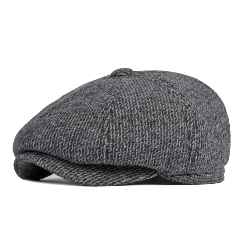 Gallagher Earflaps Newsboy Cap
