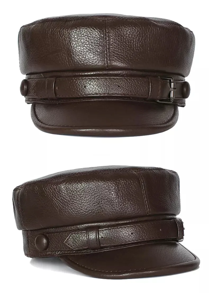 Gascogne Genuine Leather Sailor Cap