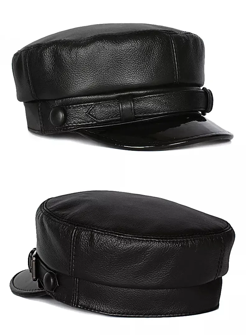 Gascogne Genuine Leather Sailor Cap