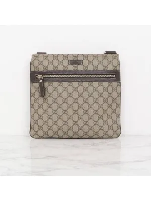 GG Supreme Canvas Beige Shoulder Crossbody Bag 295257 anti-theft crossbody bags sale