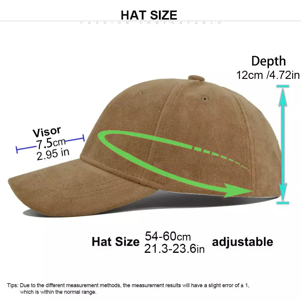 Ghelter Classic Suede Baseball Cap
