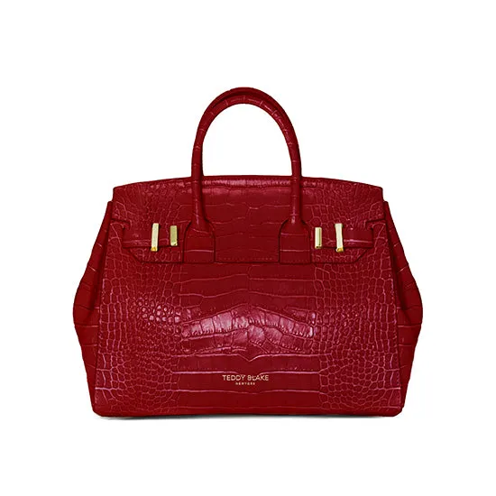 Gigi Croco  11" - Red handle bags on sale