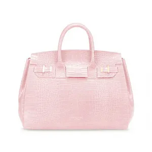 Gigi Croco  13" - Light Pink handle bags on sale