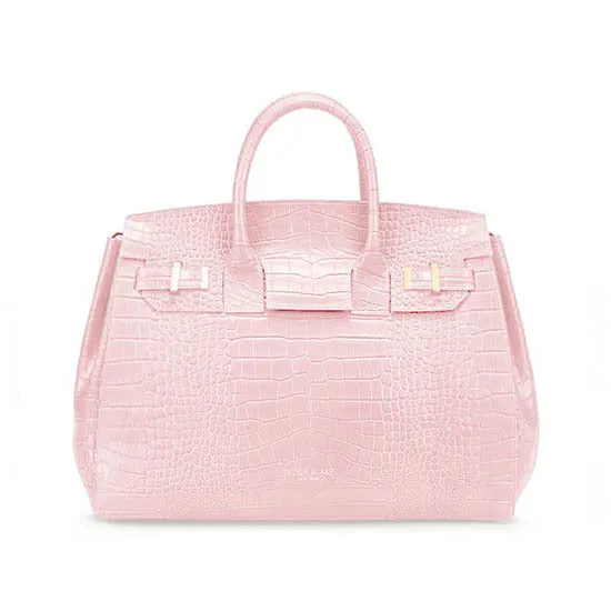 Gigi Croco  13" - Light Pink handle bags on sale