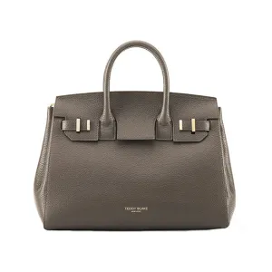 Gigi Stampato  13" - Dark Beige handle bags on sale