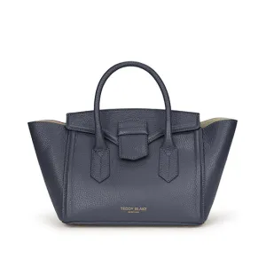 Giulia Stampato 10" - Dark Blue handle bags on sale