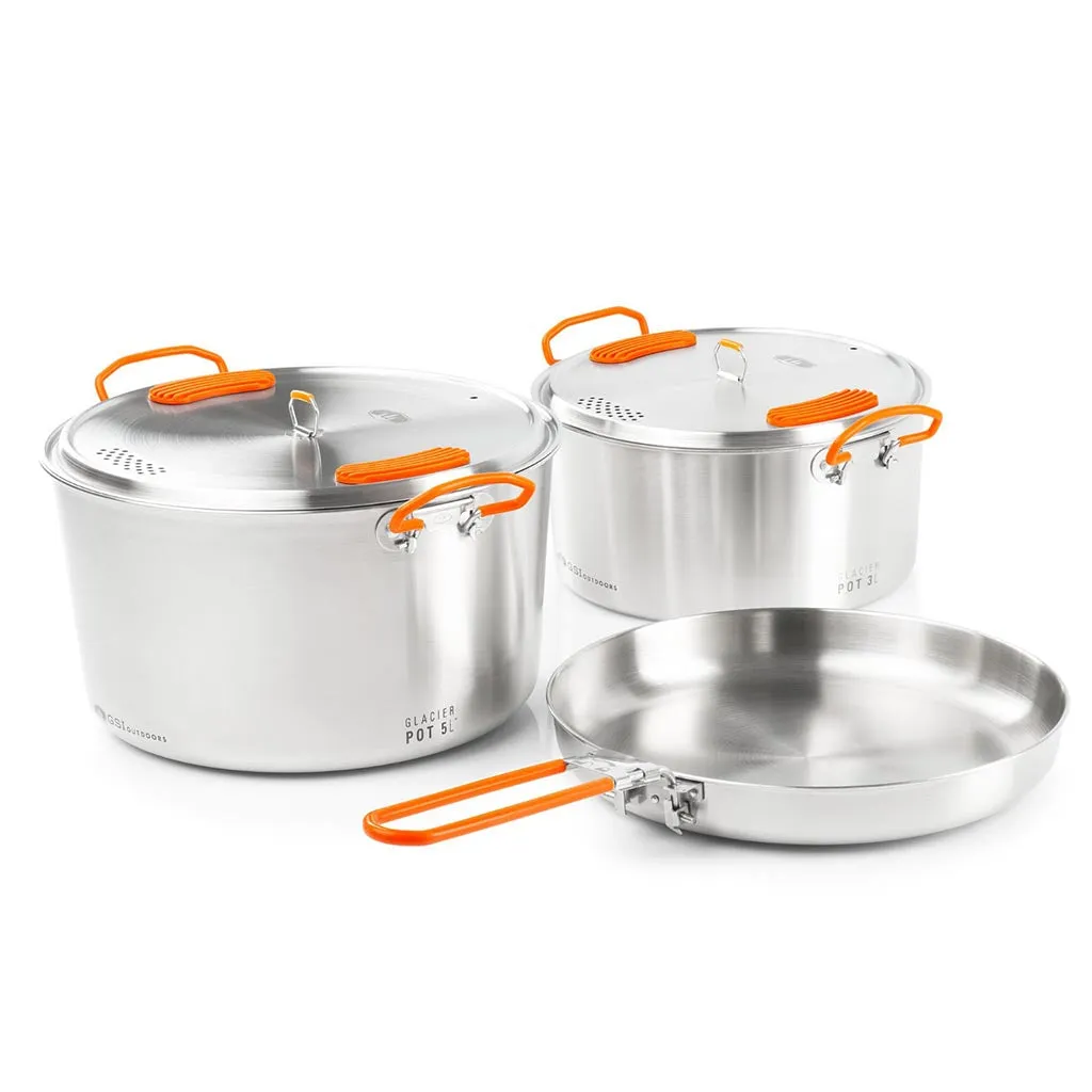 Glacier Stainless Base Camper camp cooking set sale portable camping stove camping coffee maker