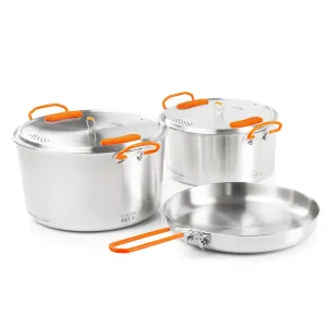 Glacier Stainless Base Camper camp cooking set sale portable camping stove camping coffee maker