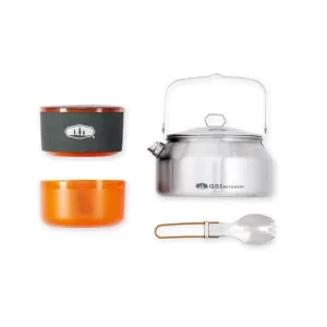 Glacier Stainless Ketalist portable camping kitchen set discount camping cookware kit sale olding camp kitchen box clearance