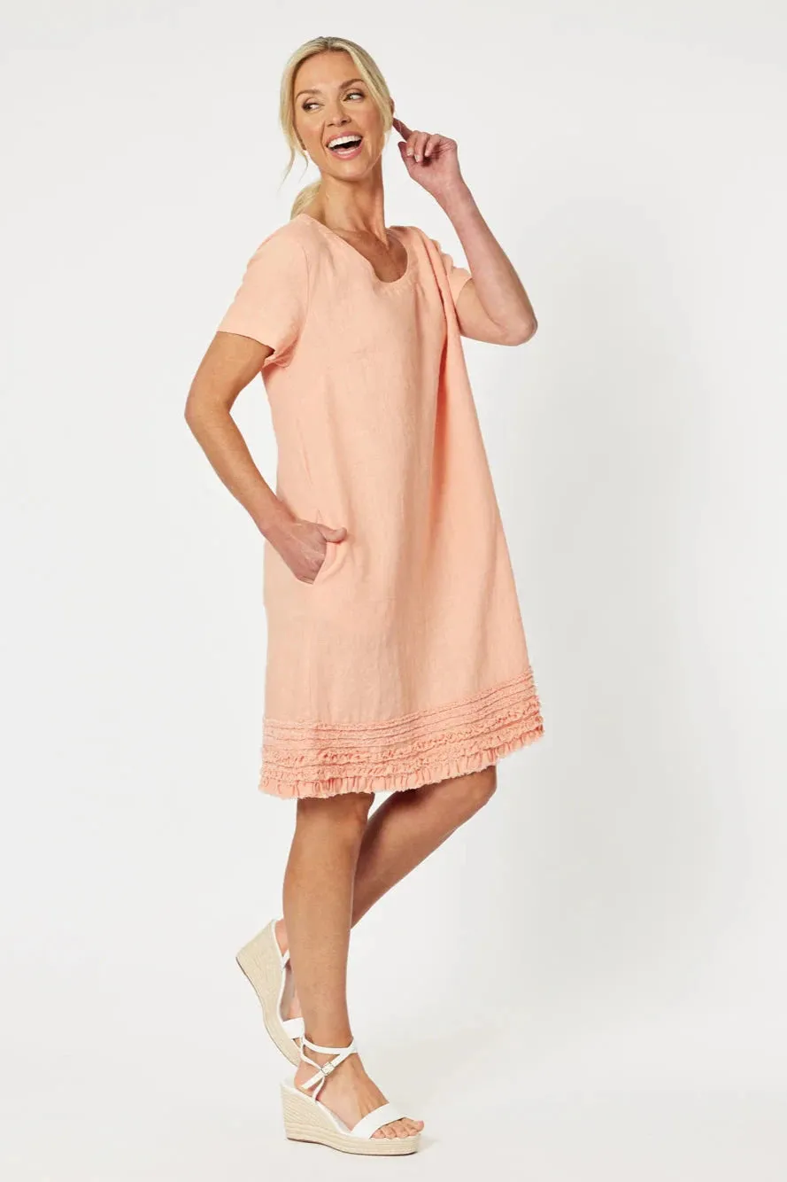 Gordon Smith Collection - 46000 Ruffle Hem Dress