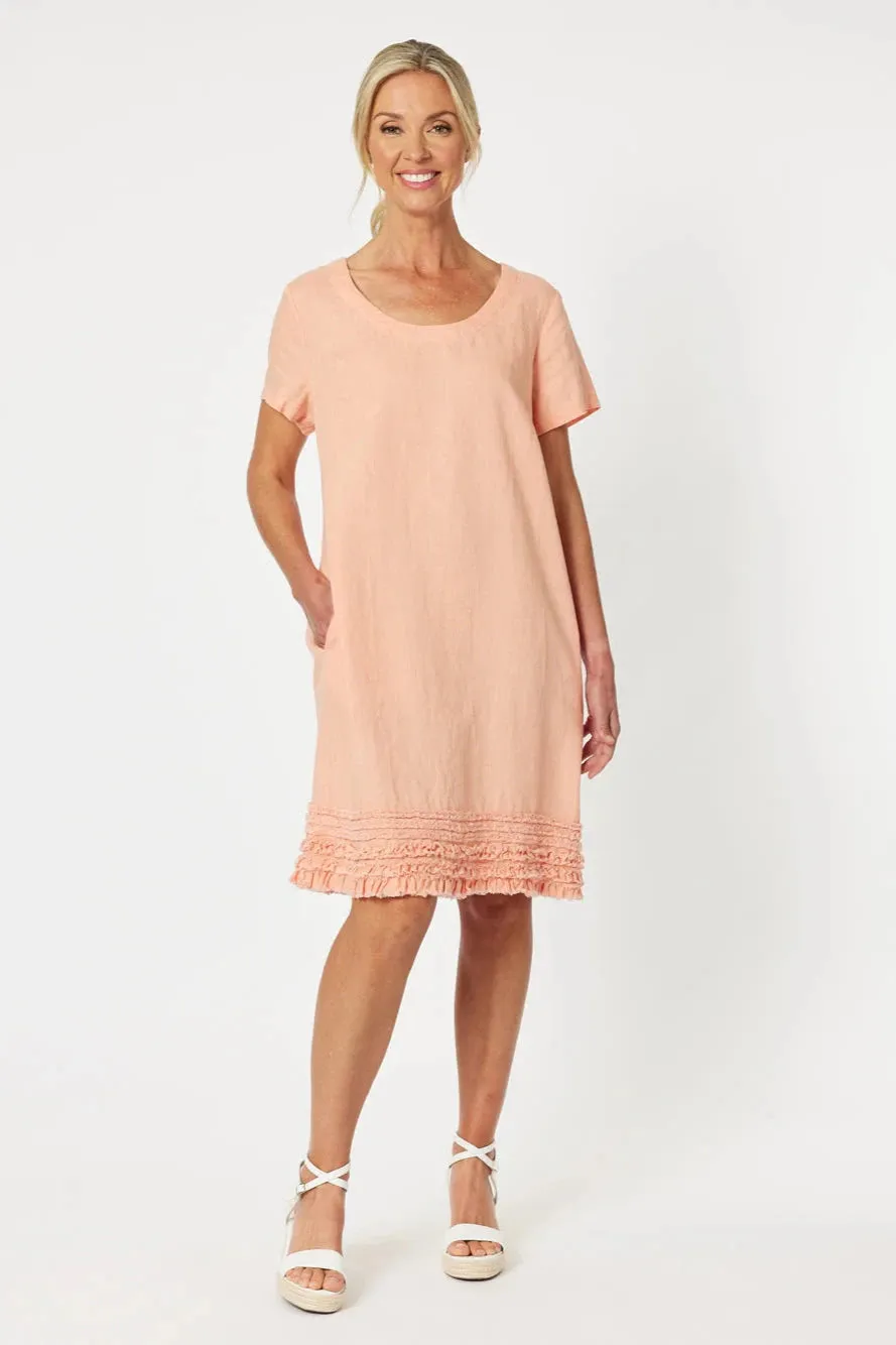 Clothings Gordon Smith Collection - 46000 Ruffle Hem Dress Dresses women dresses dress stores