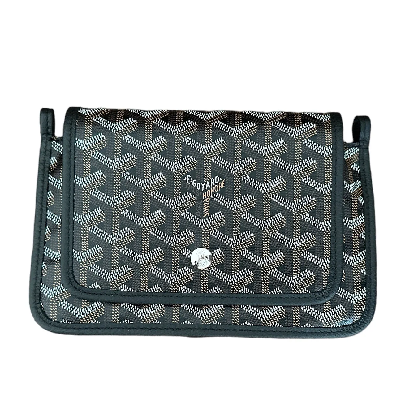 Goyard Plumet Pocket Wallet Crossbody - Black (NWT) anti-theft crossbody bags sale