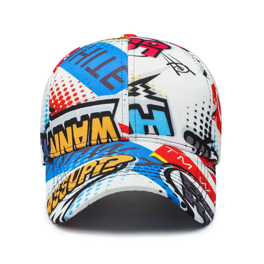 Graffiti Cotton Baseball Cap