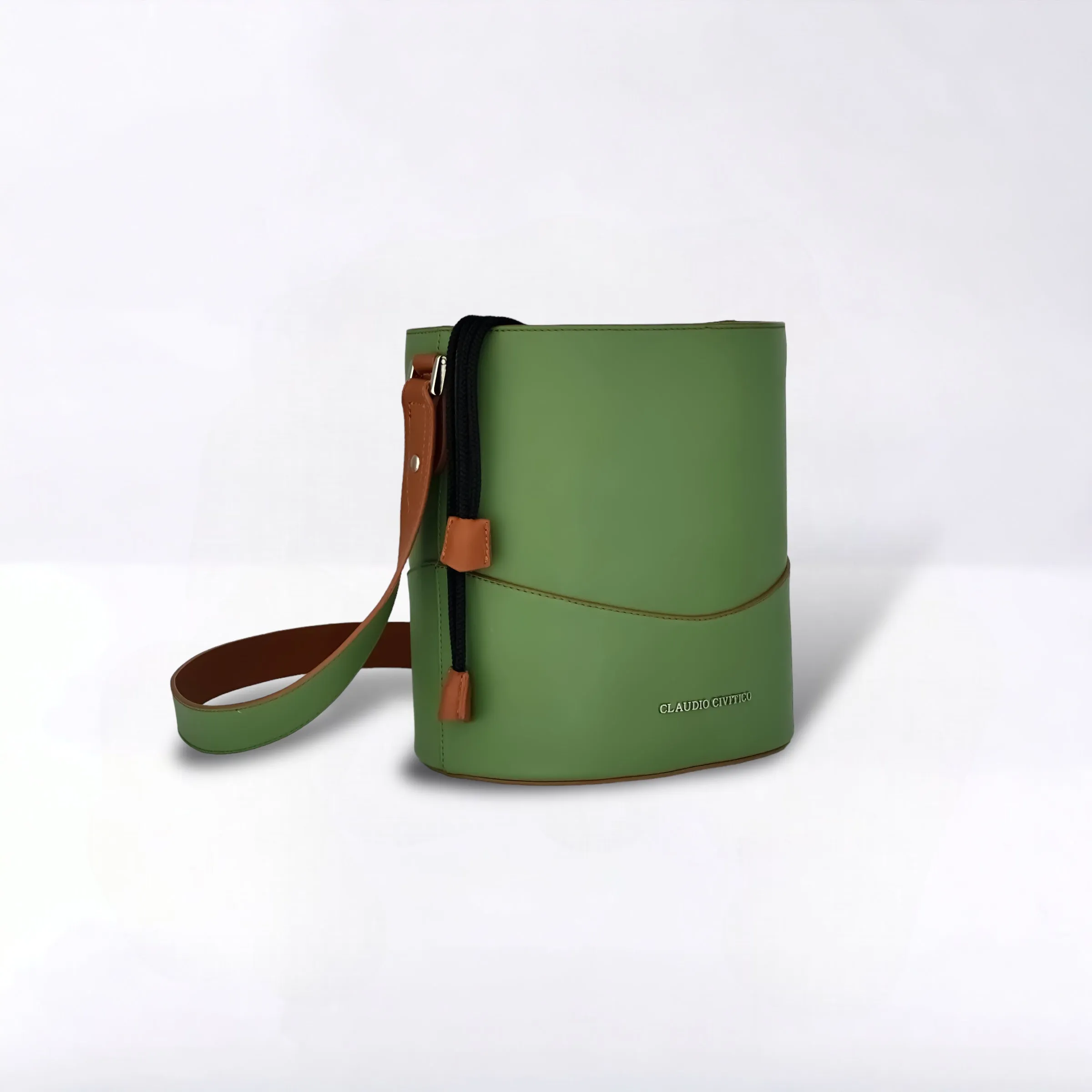 Green Bucket Bag