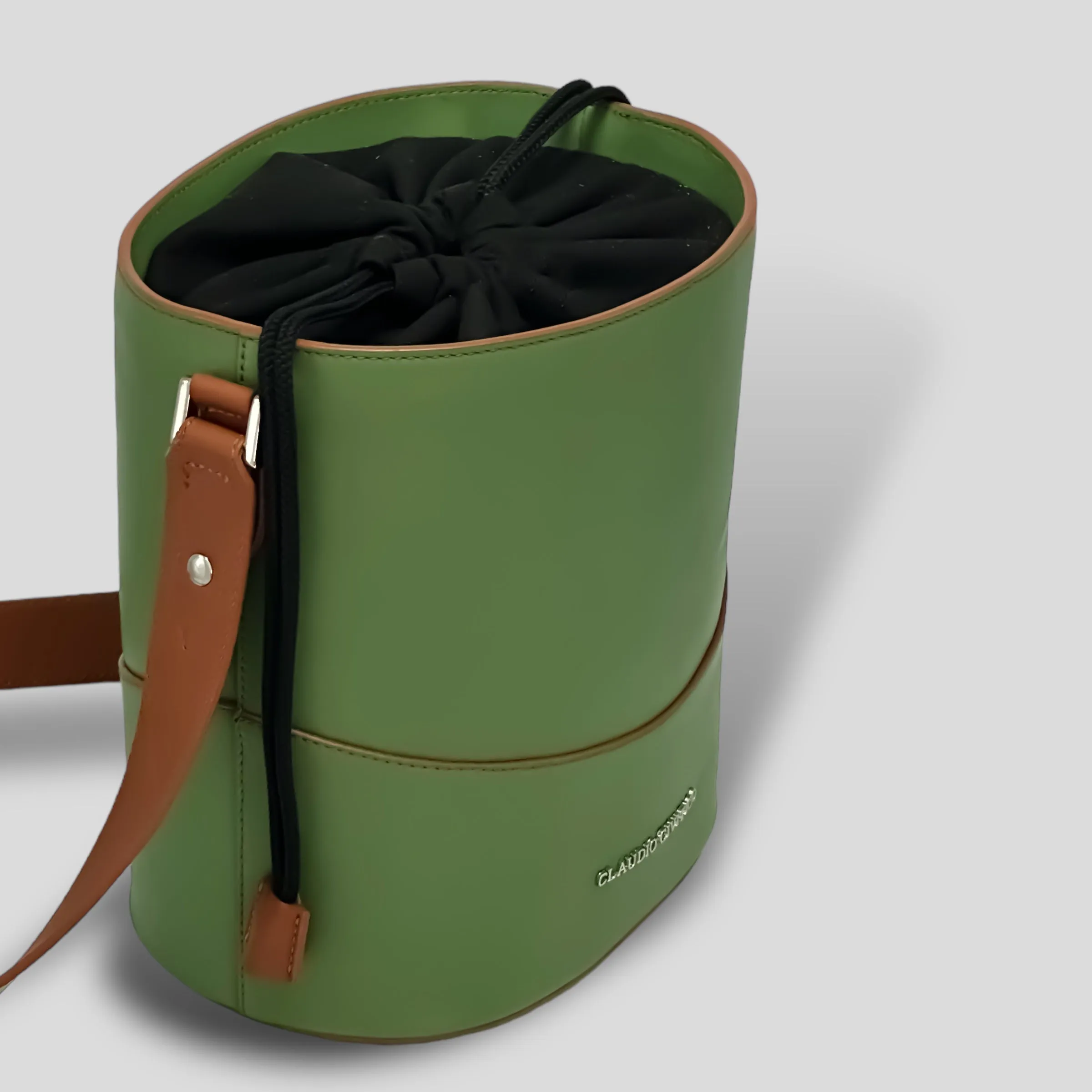 Green Bucket Bag