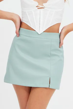 Green Mini Skirt High Rise Faux Leather,skirt,denim skirt,mini skirt,maxi skirt,jean skirt,skort,tennis skirt,pleated skirt,pencil skirt,bubble skirt,plisse skirt,fitted skirt,midi skirt,short skirt,short mini skirt,leather skirt,a line skirt
