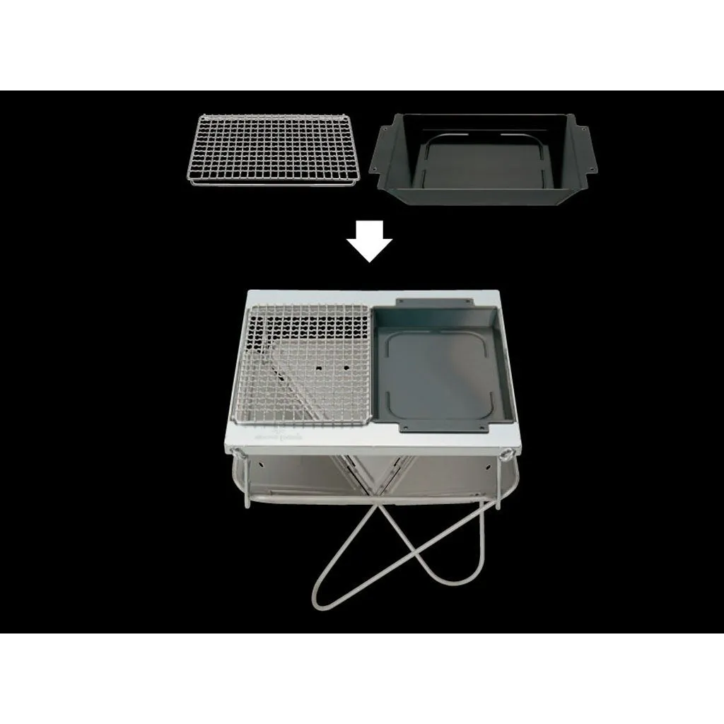 Grill Plate Half Deep Depth