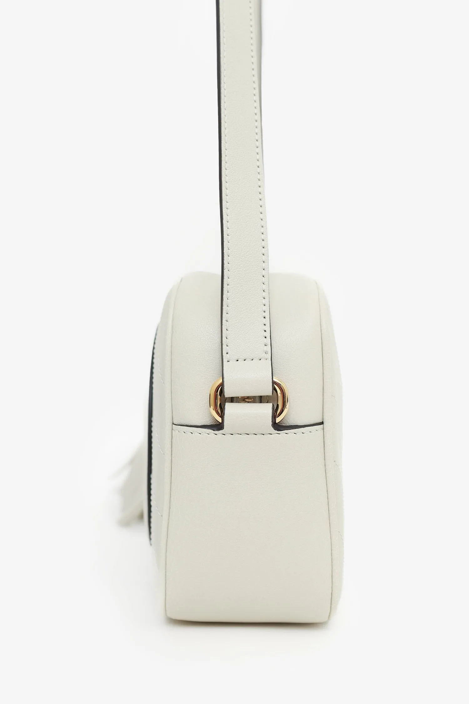 Gucci Beige Leather Mini 'Blondie' Crossbody Camera Bag