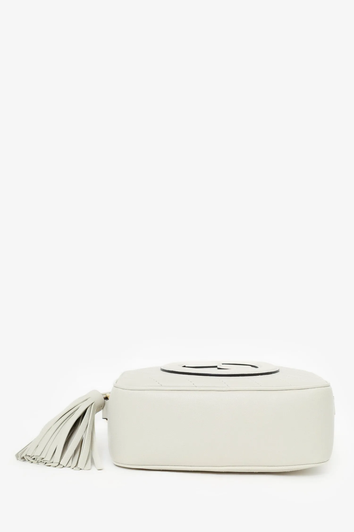 Gucci Beige Leather Mini 'Blondie' Crossbody Camera Bag