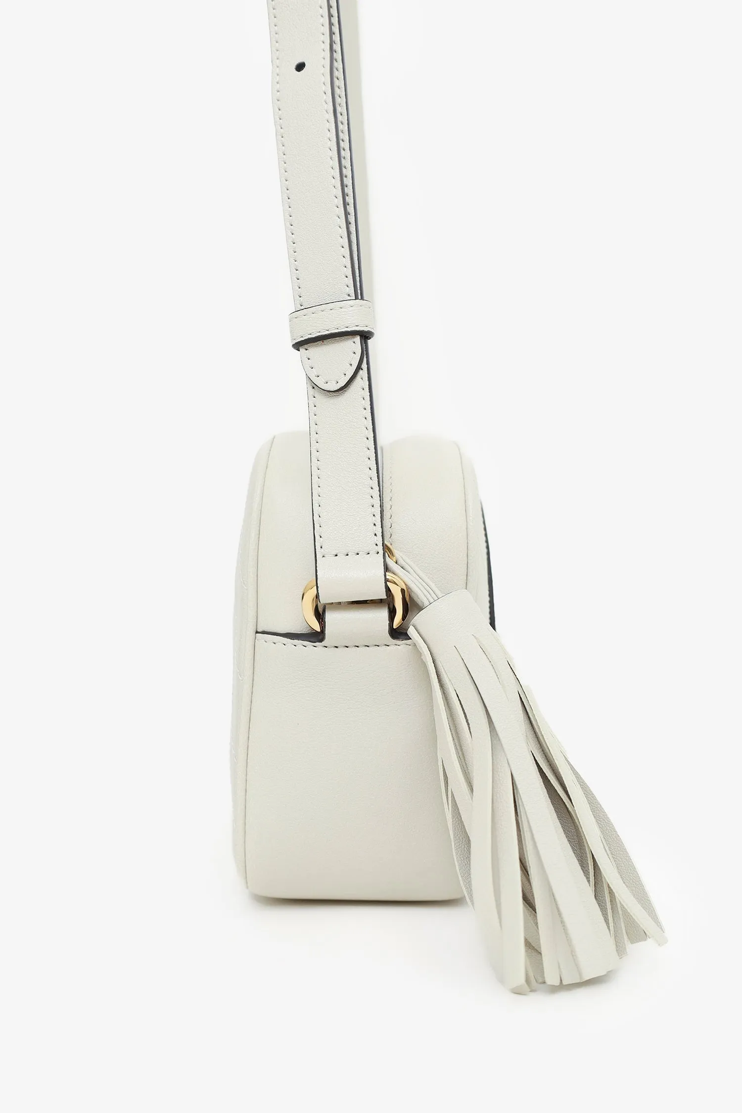 Gucci Beige Leather Mini 'Blondie' Crossbody Camera Bag