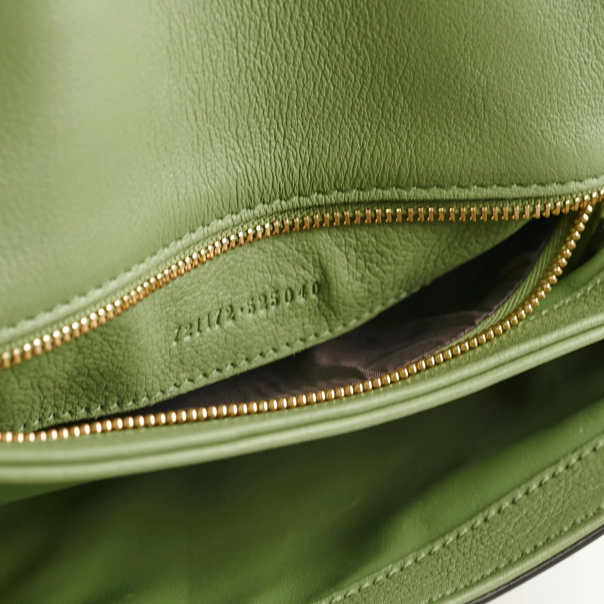 Gucci Blondie Medium Top Handle Shoulder Bag Green