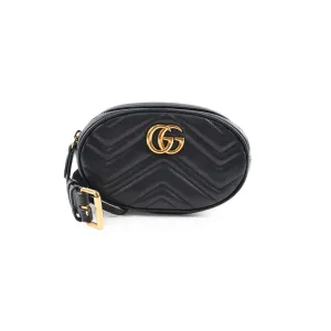 Gucci GG Marmont Belt Bag Black Crossbody Bags Cheap Online