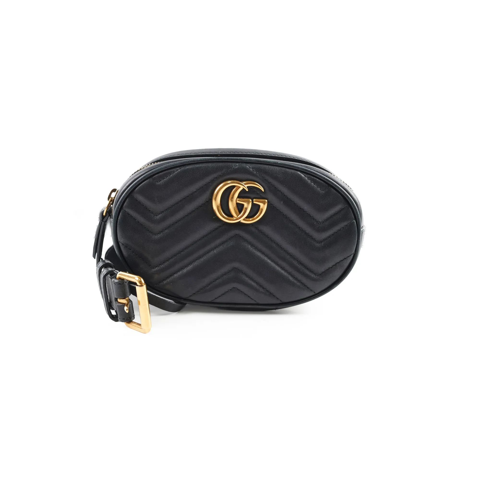 Gucci GG Marmont Belt Bag Black Crossbody Bags Cheap Online