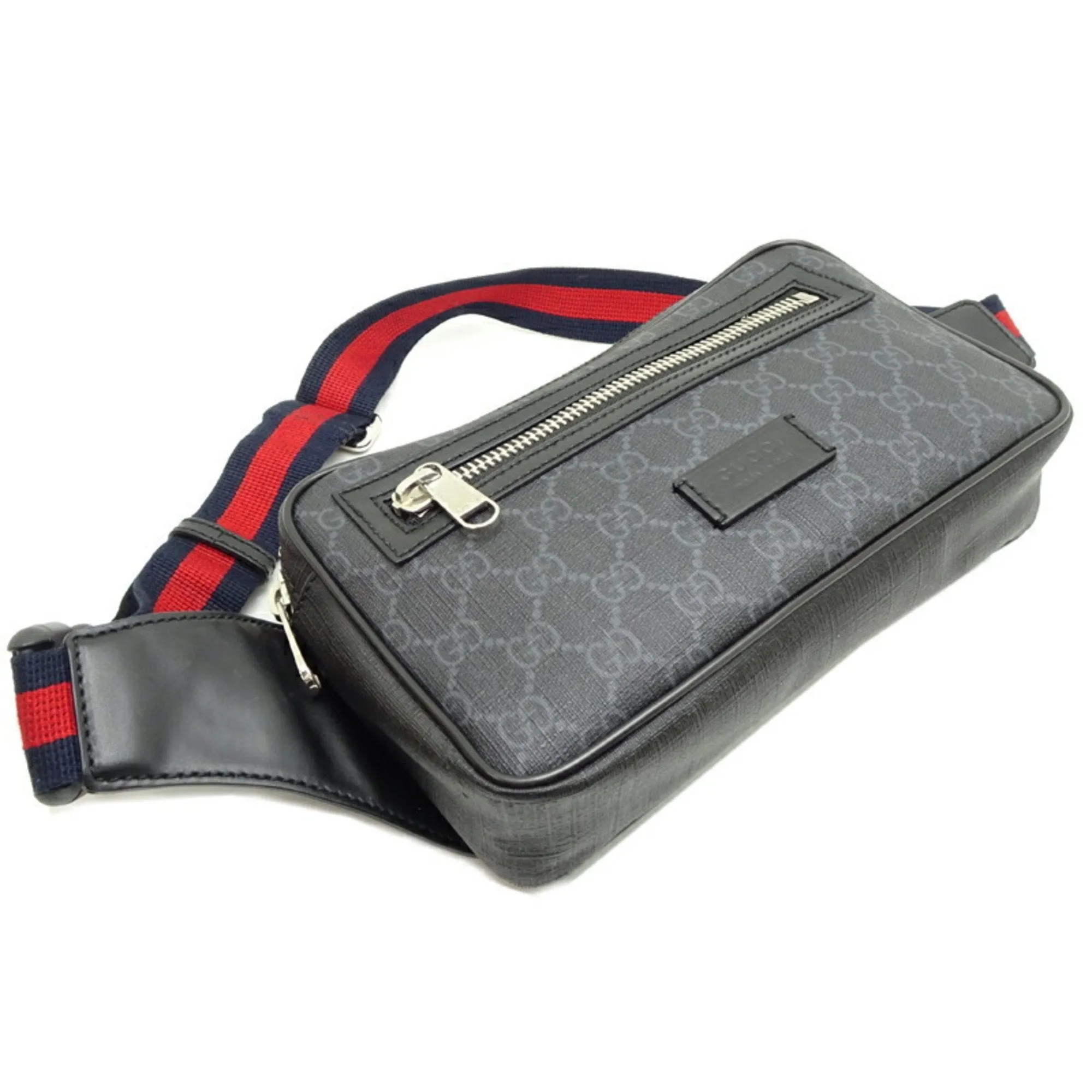 Gucci Gg Supreme Leather Fanny Pack (Pre-Owned)