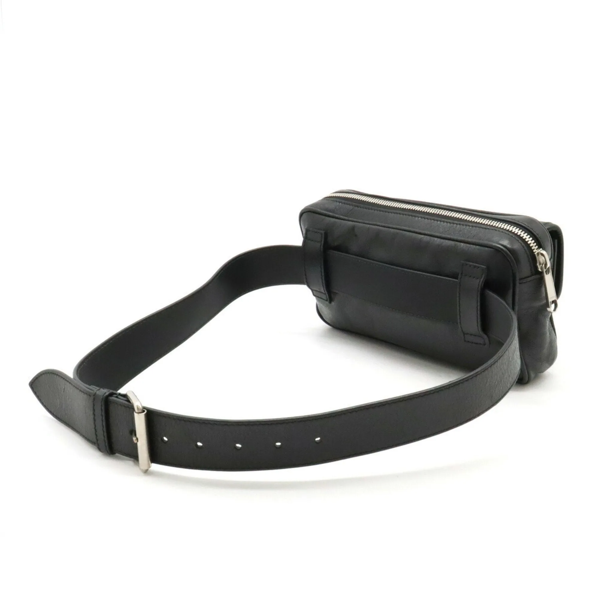 Gucci Leather Clutch Bag Fanny Pack Sling Bag (Pre-Owned)