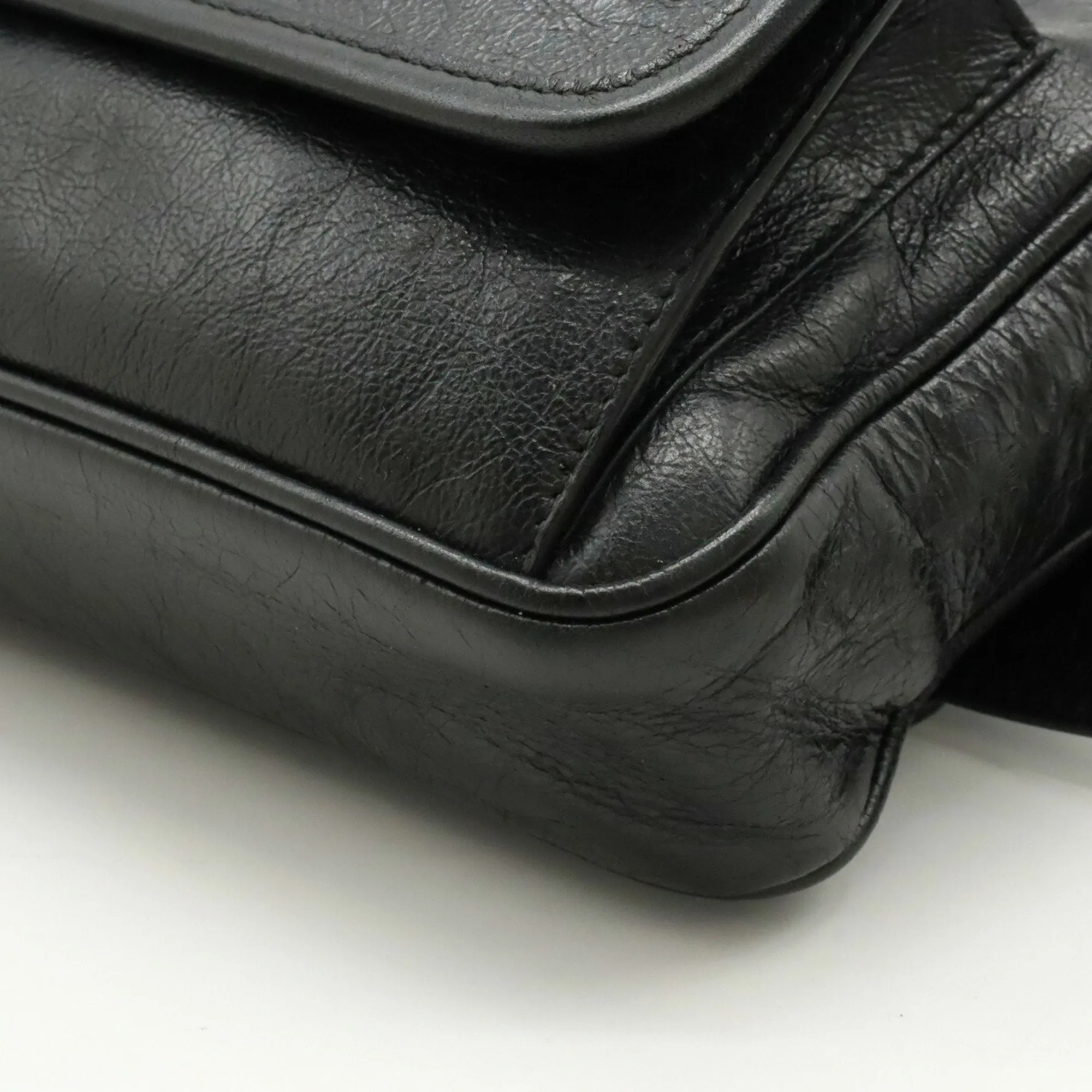 Gucci Leather Clutch Bag Fanny Pack Sling Bag (Pre-Owned)