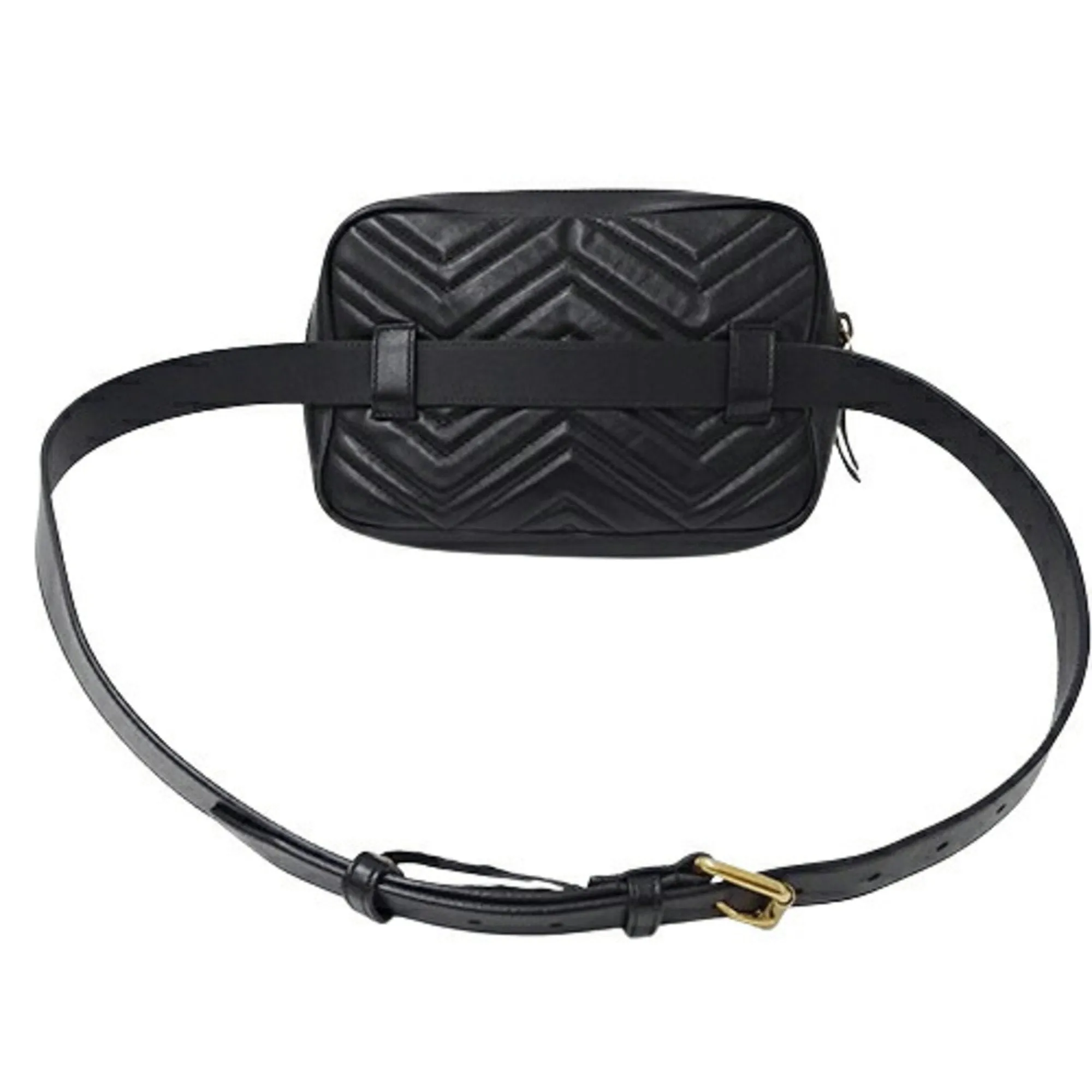 Gucci Leather Fanny Pack Sling Bag (Pre-Owned)