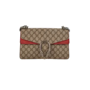 Gucci Medium Dionysus GG Supreme SHoulder Bag Red Crossbody Bags Cheap Online