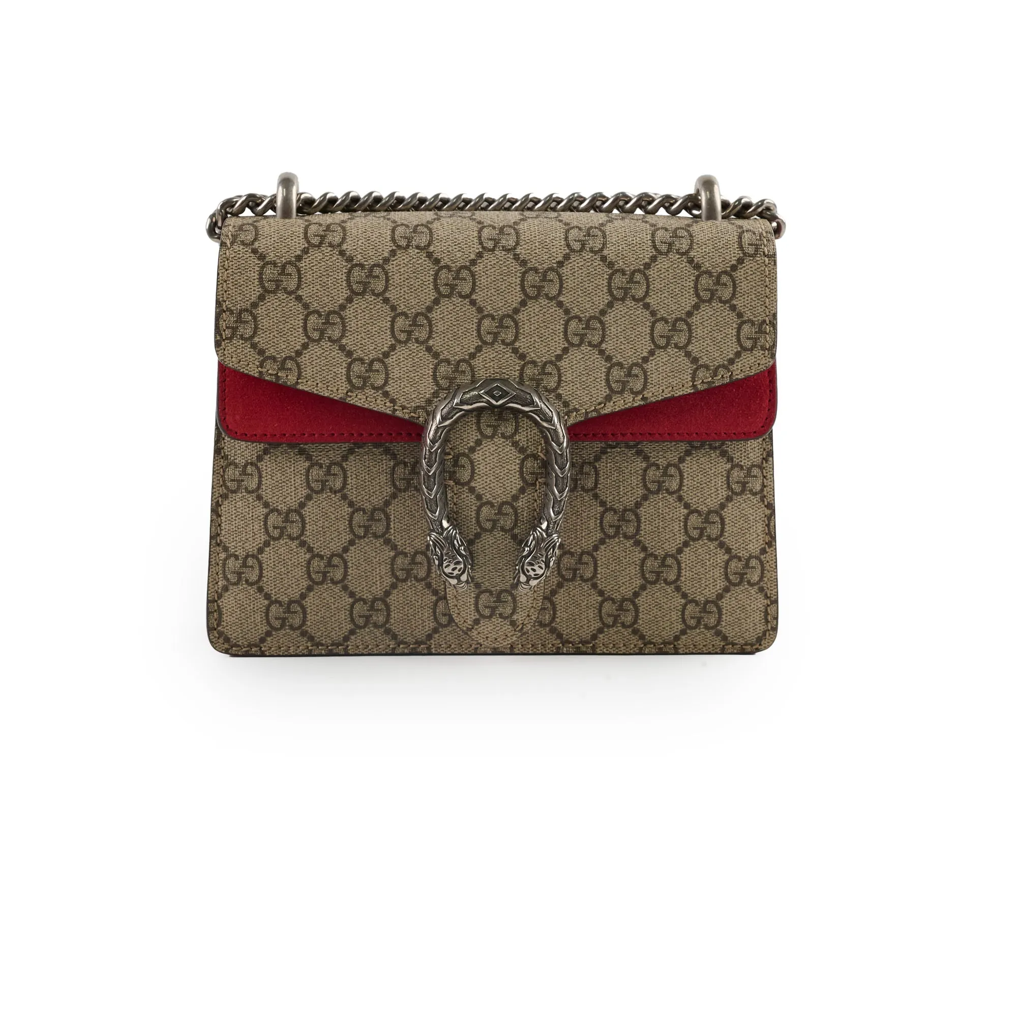 Gucci Mini Supreme Dionysus Red Crossbody Bags Cheap Online