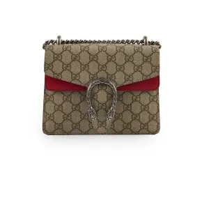Gucci Mini Supreme Dionysus Red Crossbody Bags Cheap Online
