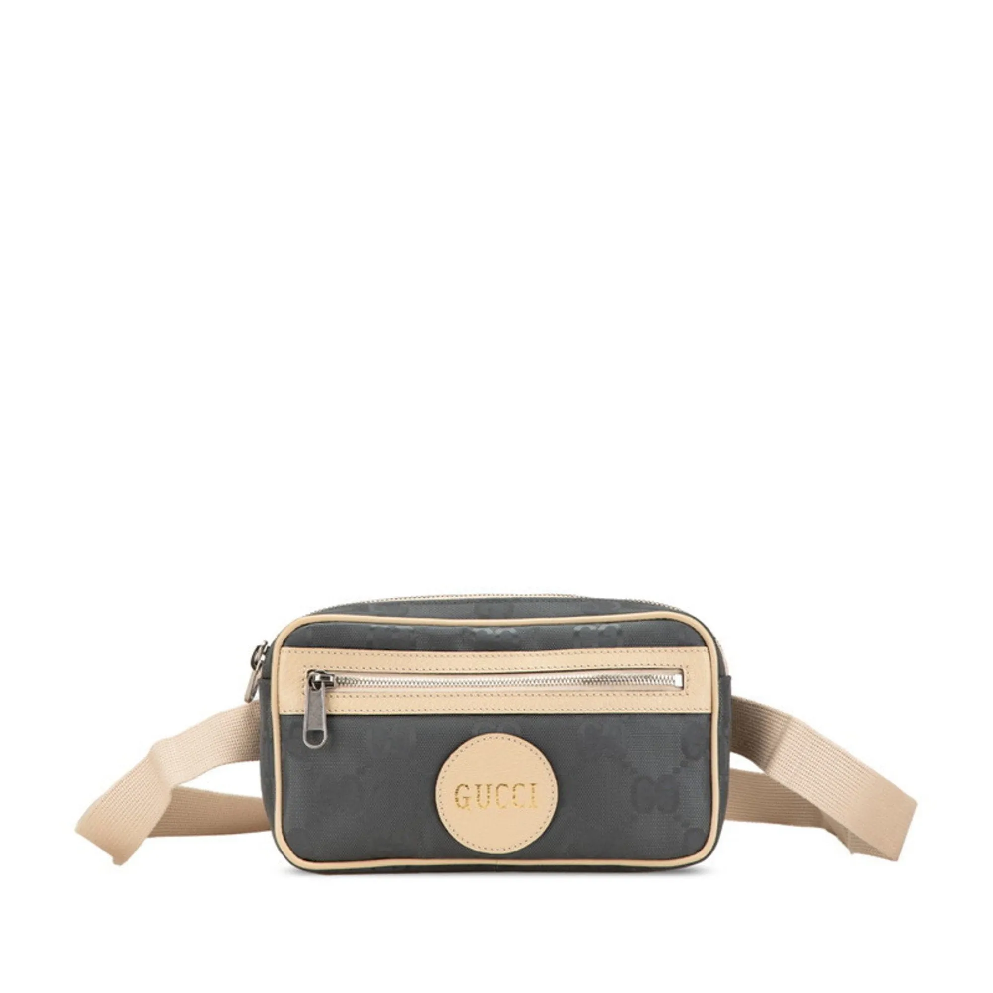 Gucci Nylon Leather Fanny Pack Sling Bag (Pre-Owned) belt bags on sale