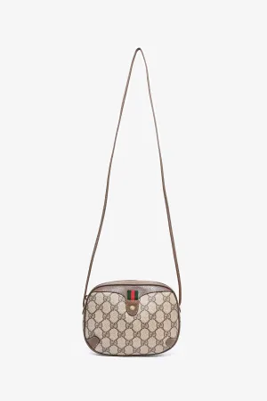 Gucci Vintage GG Supreme Web Camera Crossbody Bag anti-theft crossbody bags sale