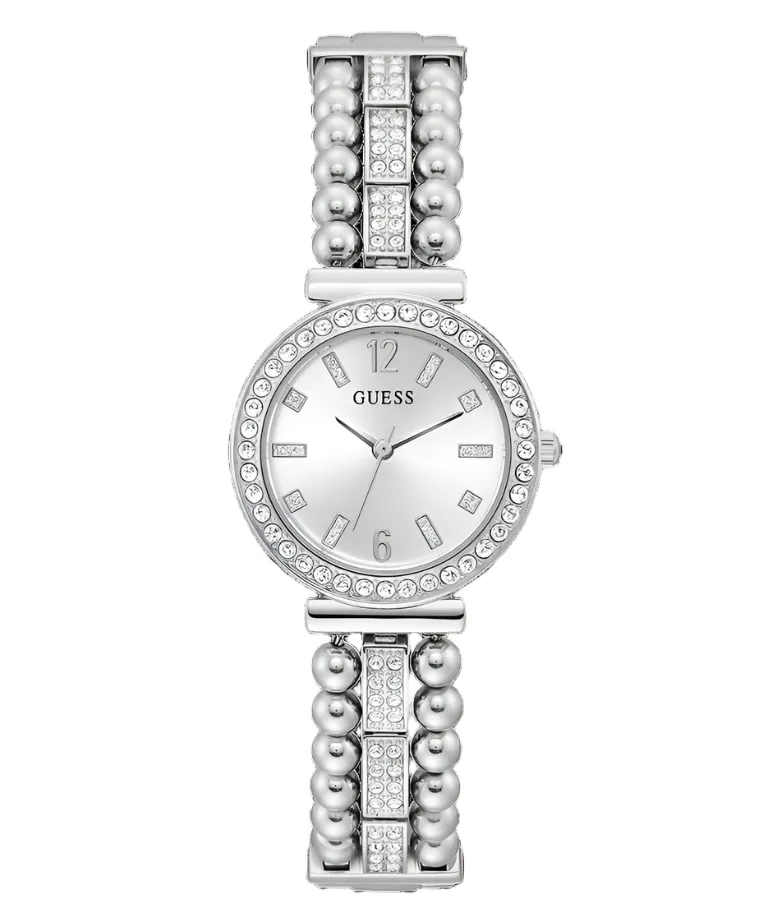 Guess Gala Silver Dial Stainless Steel Watch GW0401L1 
