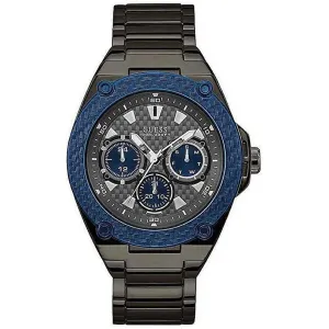 Guess Men's Watch - Classic Quartz Date Display Grey Dial Gunmetal Steel | W1305G3 