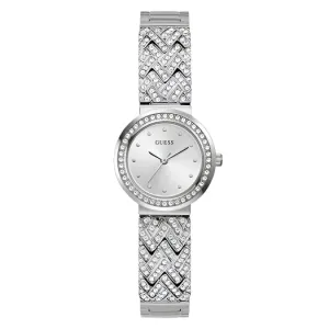 Guess Treasure Silver Dial Stainless Steel Watch GW0476L1 