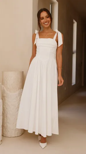 Haisley Maxi Dress - White,prom dresses,wedding guest dresses,homecoming dresses,bridesmaid dresses,cocktail dresses,women clothing,summer dresses,formal dresses,sundresses,mother of the bride dresses,quince clothing,bodycon dress,dress casual,dress design